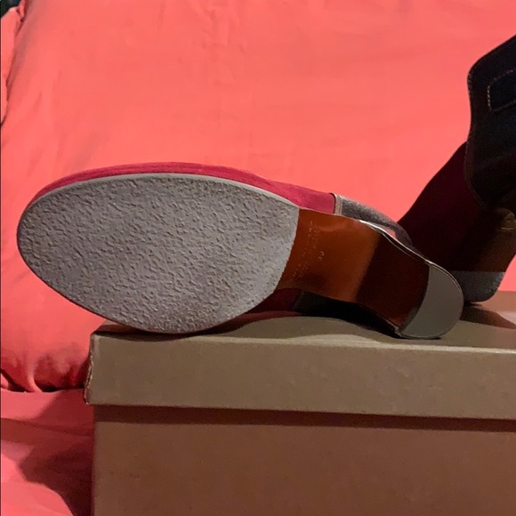 Chie Mihara burgundy suede pumps - Picture 6 of 9